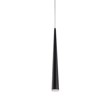 Mina LED Pendant in Black by Kuzco Lighting