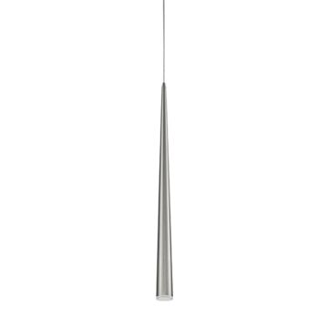 Mina LED Pendant in Brushed Nickel by Kuzco Lighting