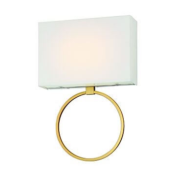 Chassell LED Wall Sconce in Painted Honey Gold With Polish by MinkaLavery