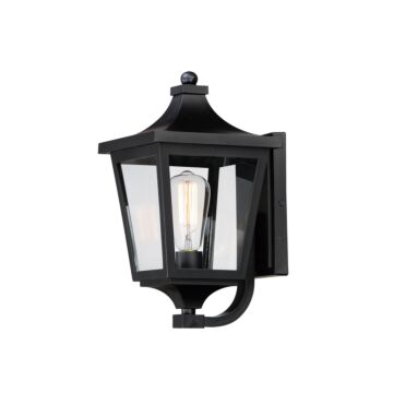 Sutton Place VX One Light Outdoor Wall Sconce in Black by Maxim