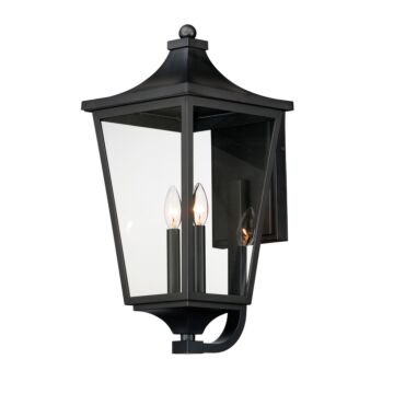 Sutton Place VX Two Light Outdoor Wall Sconce in Black by Maxim