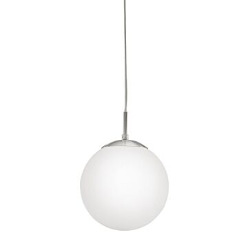 Rondo One Light Pendant in Matte Nickel by Eglo USA