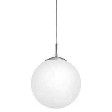 Rondo One Light Pendant in Matte Nickel by Eglo USA