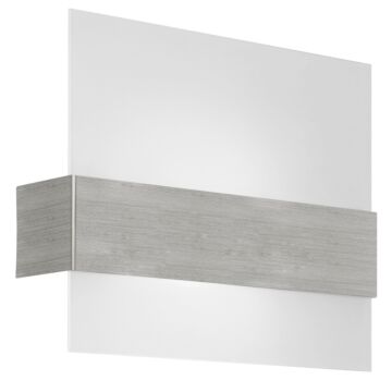 Nikita One Light Wall Sconce in Matte Nickel by Eglo USA
