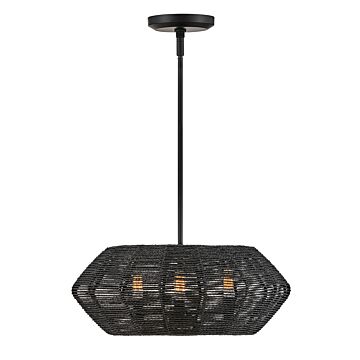 Hinkley Luca 3-Light Chandelier In Black*