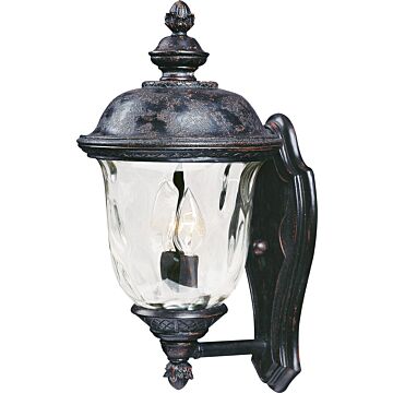 Carriage House VX Two Light Outdoor Wall Lantern in Oriental Bronze by Maxim
