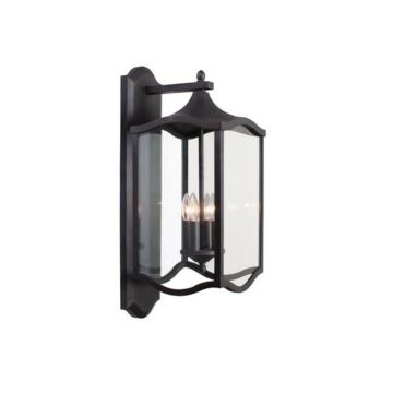 Lakewood Four Light Wall Bracket in Aged Iron by Kalco