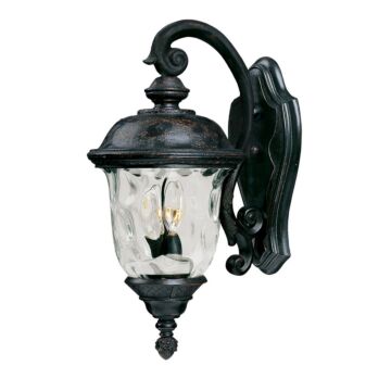 Carriage House VX Two Light Outdoor Wall Lantern in Oriental Bronze by Maxim