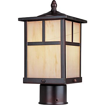 Coldwater One Light Outdoor Pole Post Lantern in Burnished by Maxim