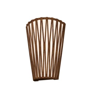 Living Hinges 1-Light Wall Lamp in Imbuia