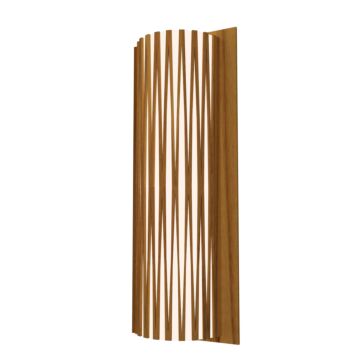 Living Hinges 2-Light Wall Lamp in Teak