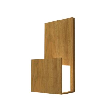 Clean 1-Light Wall Lamp in Louro Freijo