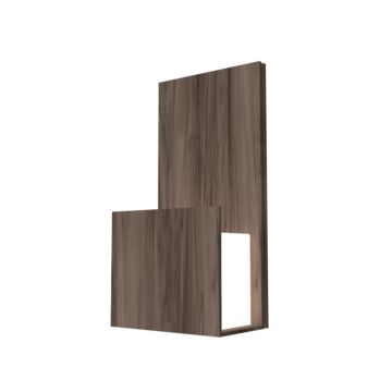 Clean 1-Light Wall Lamp in American Walnut