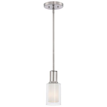 Parsons Studio One Light Mini Pendant in Brushed Nickel by MinkaLavery