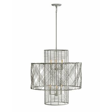 Hinkley Nikko 6-Light Chandelier In Light Ashwood
