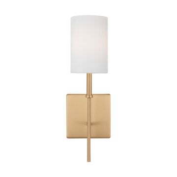 Foxdale One Light Bath Vanity in Satin Brass by Visual Comfort Studio