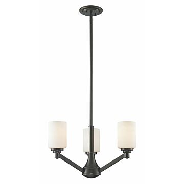 Z-Lite Montego 3-Light Chandelier In Coppery Bronze
