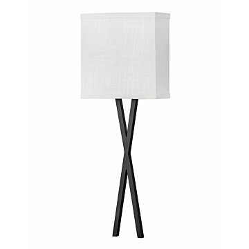 Hinkley Axis Off White Wall Sconce In Black