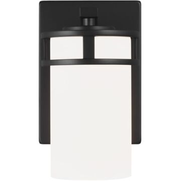 Generation Lighting Robie Bathroom Vanity Light in Midnight Black