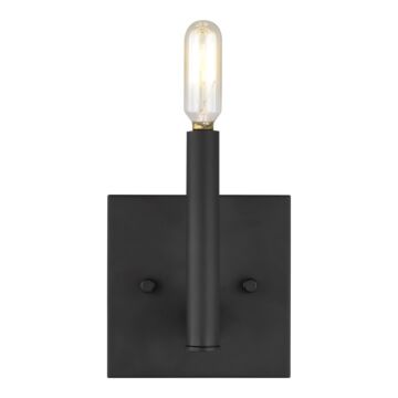 Vector One Light Wall   Bath Sconce in Midnight Black by Visual Comfort Studio