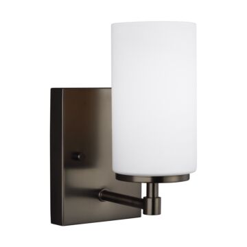 Alturas 1-Light Bathroom Vanity Light Sconce in Brushed Oil Rubbed Bronze