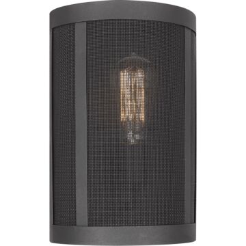 Gereon One Light Wall   Bath Sconce in Black by Visual Comfort Studio