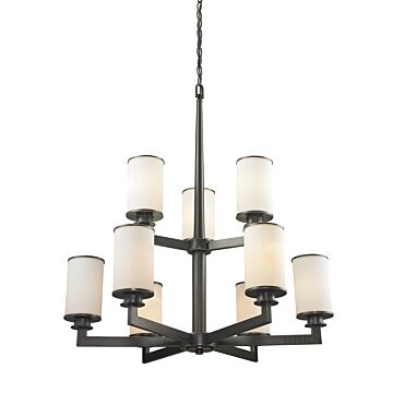 Z-Lite Savannah 9-Light Chandelier In Olde Bronze