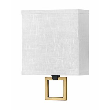Hinkley Link Off White Wall Sconce In Black