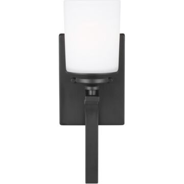 Generation Lighting Kemal Bathroom Vanity Light in Midnight Black