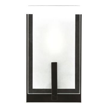 Syll One Light Wall   Bath Sconce in Midnight Black by Visual Comfort Studio