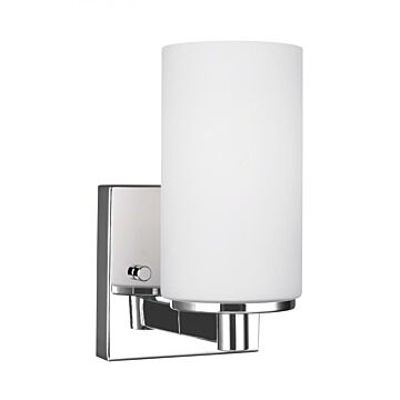 Generation Lighting Hettinger 8 Wall Sconce in Chrome