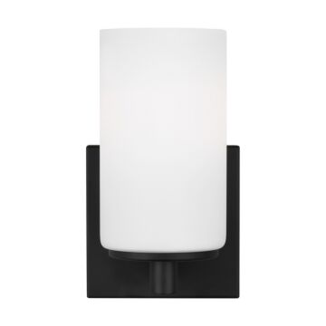 Hettinger 1-Light Bathroom Vanity Light Sconce in Midnight Black