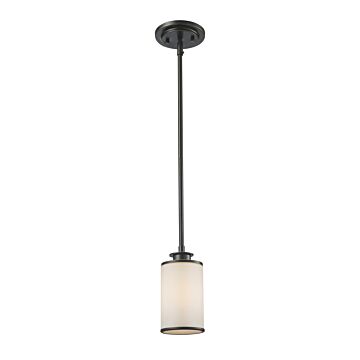Z-Lite Savannah 1-Light Mini Pendant Light In Olde Bronze