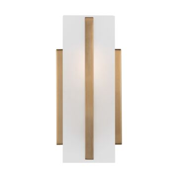 Dex One Light Bath Vanity in Satin Brass by Visual Comfort Studio