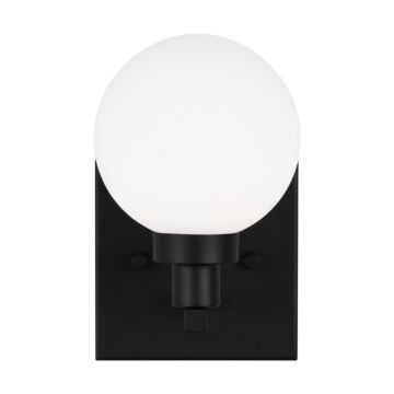 Clybourn One Light Bath Vanity in Midnight Black by Visual Comfort Studio