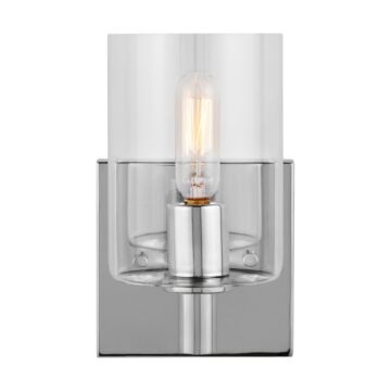 Fullton LED Bath Wall Sconce in Chrome by Visual Comfort Studio