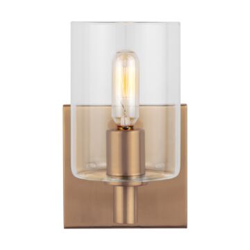 Fullton LED Bath Wall Sconce in Satin Brass by Visual Comfort Studio