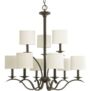 Inspire 9-Light Chandelier in Antique Bronze