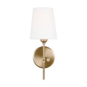 Baker One Light Wall   Bath Sconce in Satin Brass by Visual Comfort Studio