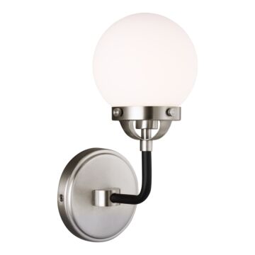 Cafe One Light Wall Sconce in Brushed Nickel by Visual Comfort Studio