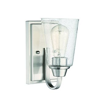 Grace One Light Wall Sconce in Brushed Polished Nickel by Craftmade