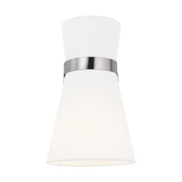 Clark One Light Wall   Bath Sconce in Brushed Nickel by Visual Comfort Studio