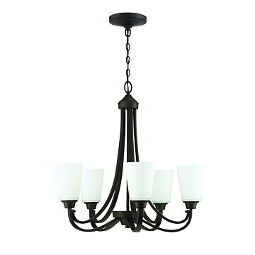 Grace Five Light Chandelier in Espresso by Craftmade