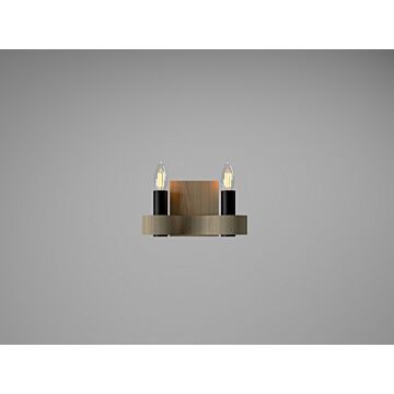 Flow 2-Light Wall Lamp in Sand