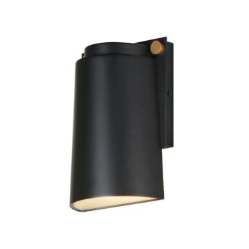 Rivet LED Outdoor Wall Sconce in Black   Antique Brass by Maxim