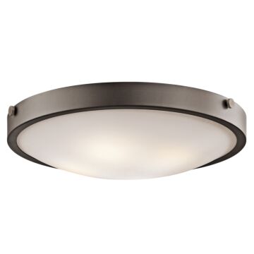 Lytham Four Light Flush Mount in Olde Bronze by Kichler