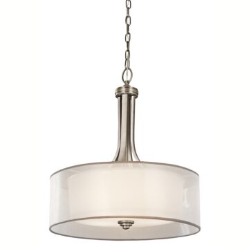 Lacey Four Light Pendant in Antique Pewter by Kichler