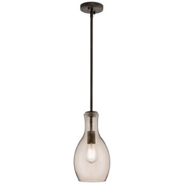 Everly One Light Pendant in Olde Bronze by Kichler