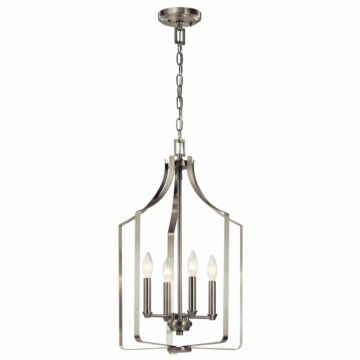 Morrigan Four Light Mini Chandelier in Brushed Nickel by Kichler