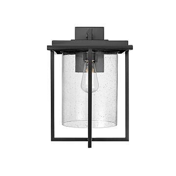 Adair One Light Outdoor Wall Sconce in Powder Coated Black by Millennium